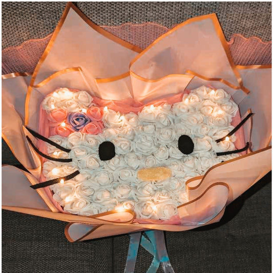 Hello Kitty big size bouquet with lights.