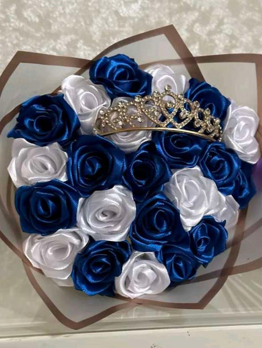 Crown Bouquet 20 Roses BiColour